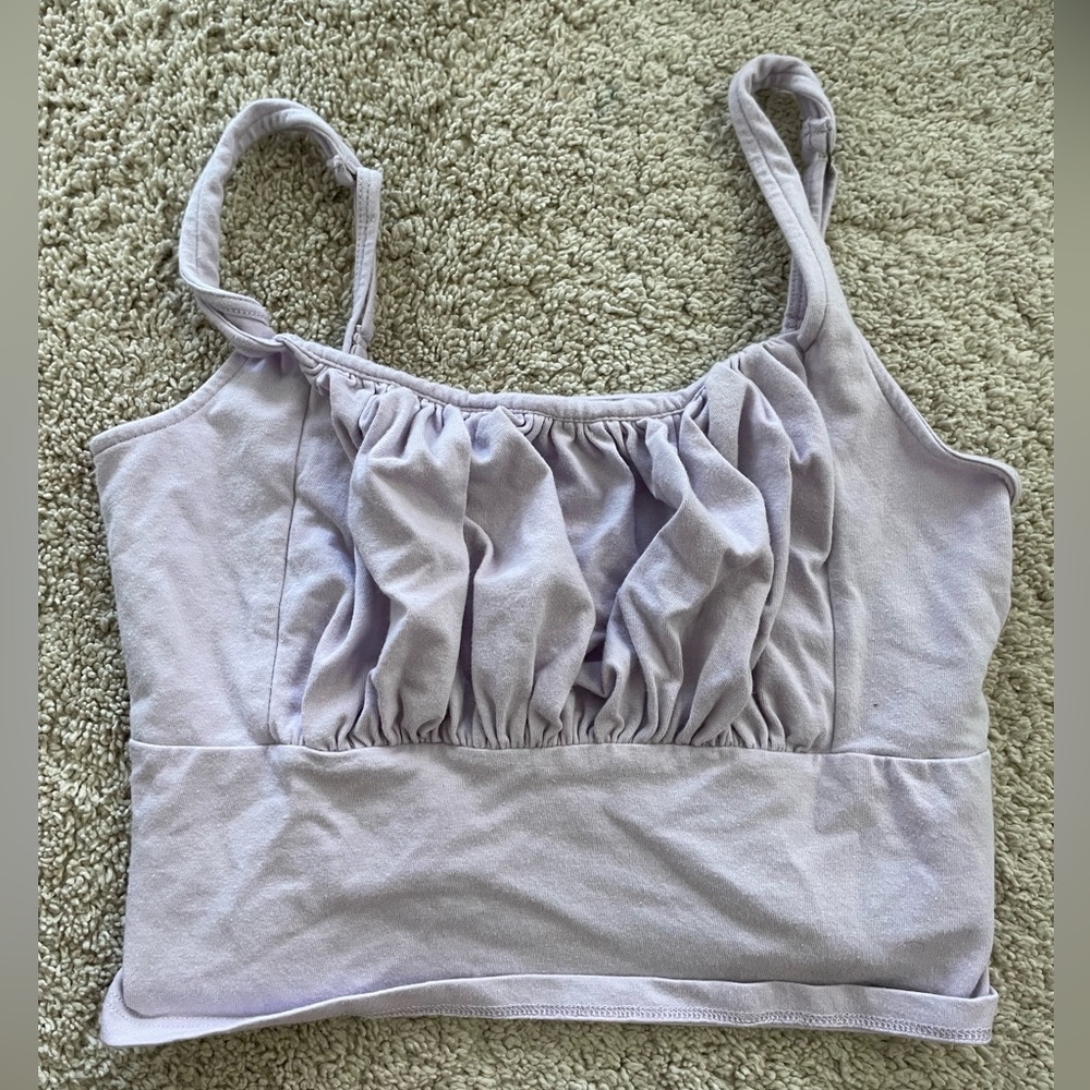 Lavender Hollister crop top
